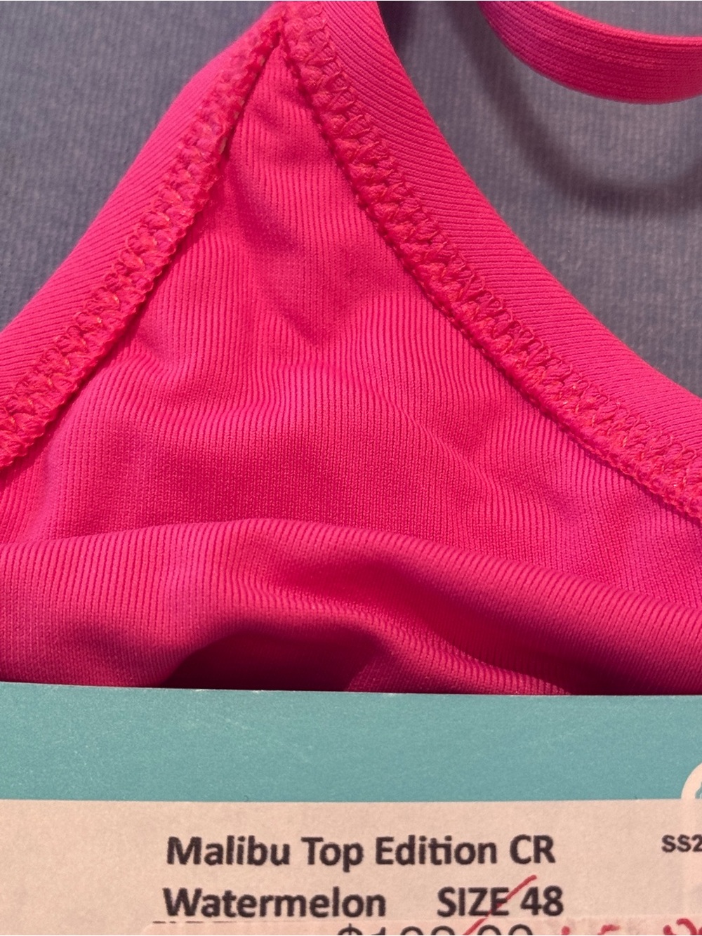 Melissa Odabash Malibu Watermelon Bikini Top Size XL NWT - Picture 8 of 8